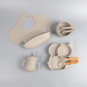 <span class=keywords><strong>Service</strong></span> personnalisé Eversoul, lot de 8 assiettes pour bébé en forme d'éléphant, autres produits d'alimentation pour bébé - Product Image 5