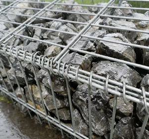 Welded <strong>Wire</strong> Mesh Gabion Wall Construction Garden Retaining 50mm 6mm Made Galvanized Iron Steel <strong>Wire</strong> Bending Included Fences - Product Image 3