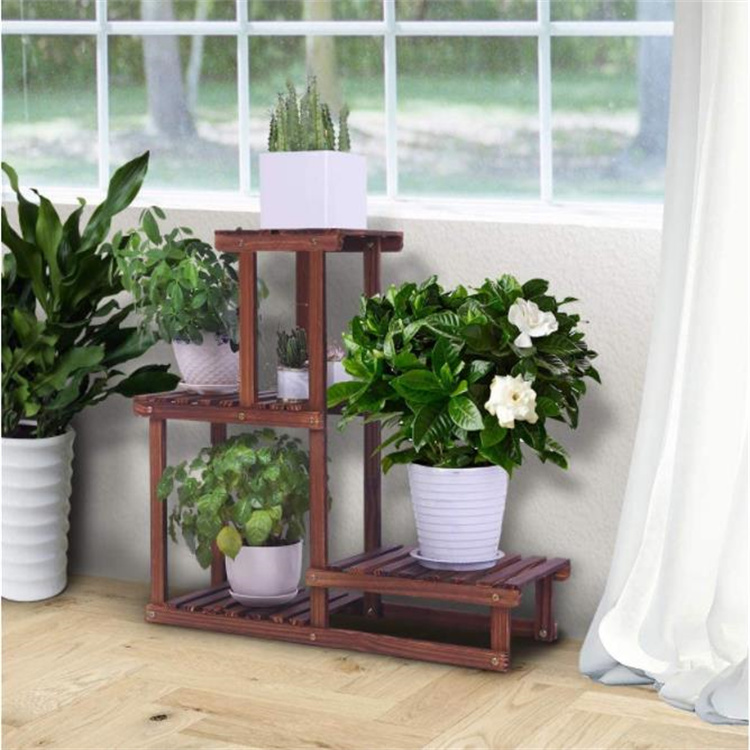 Indoor Outdoor Pflanzen halter Organizer Holz Pflanzen regal Blumen regale  Holz Pflanzer Regal Blumentopf halter| Alibaba.com