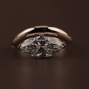 Exquisito Anillo de Compromiso para Mujer en Plata, Oro de 10K, Oro de 14K, Oro de 18K con Diamante Cultivado en Laboratorio de 3.1 Quilates, Joyería Fina para Novia - Product Image 1