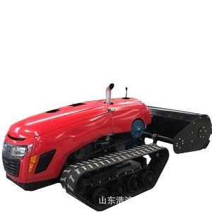 Red Diesel Track <b>Cultivator</b> Multifunctional Farm Machinery For Orchard And Greenhouse Use - Product Image 1