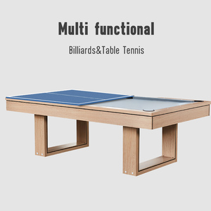 Bàn bida chất lượng cao TB027 làm từ ván sợi trung bình, đa năng, nhiều thông số kỹ thuật để lựa chọn, bàn bida 4 trong 1 - Product Image 4