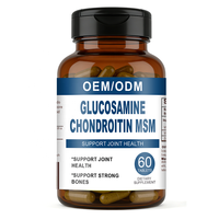 Comprimés de Glucosamine, Chondroïtine et MSM - Favorise la Santé des Articulations et des Os Forts - 2 Comprimés par Portion - 60 Comprimés - Durée de Conservation de 24 Mois