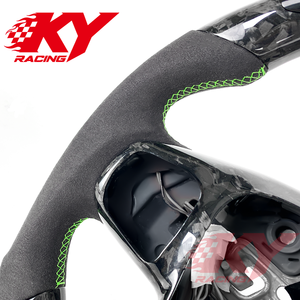 Volant de course en fibre de carbone personnalisé avec LED pour Ford Focus MK4 Kuga PUMA ST RS XR ECOnetic RS500 SE Hybrid Sport version européenne - Product Image 2
