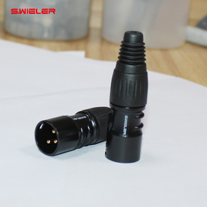 Fabricant Mutil Color XLR 3 Pin Male & Female Connector Gold Plated Pins Audio Plug for Microphone Mixer Speaker Cable XLR <span class=keywords><strong>Jack</strong></span> - Product Image 4