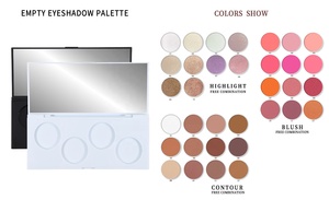 พาเลทไฮไลท์เตอร์คอนทัวร์แบบถอด<span class=keywords><strong>ได้</strong></span> ผลิตภายใต้แบรนด์ส่วนตัว สูตรชิมเมอร์ เม็ดสีแน่น พิกเมนต์สูง <span class=keywords><strong>ป</strong></span>รับแต่งได้ ใช้ได้ทั้งไฮไลท์ คอนทัวร์ และบลัชออน - Product Image 5