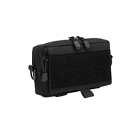 Sac banane tactique unisexe en nylon découpé au laser, motif camouflage, doublure PVC, fixation MOLLE, fermeture éclair, rangement portable pour activités de plein air et randonnée