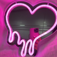 Néons LED en forme de cœur Corps en PVC Lampe d'ambiance décorative rouge pour l'aménagement de la chambre Commerce extérieur Miroir néon transfrontalier
