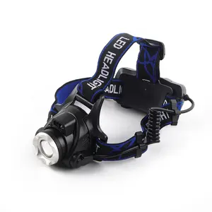 Rechargeable Head Torch Waterproof Headlamp T6 LED 18650 Flashlight Adjustable Zoom Headlamp For Camping Fishing