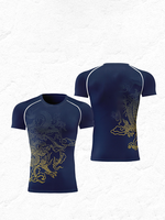 Vêtements de bateau-dragon personnalisés pour équipe – Haut de compression à manches courtes pour homme, séchage rapide, tenue d'entraînement pour la course du Festival du bateau-dragon
