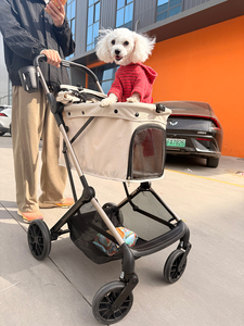 Poussette pour animaux de compagnie certifiée CE, logo personnalisé OEM disponible, vente en gros, <span class=keywords><strong>prix</strong></span> direct usine - Product Image 2