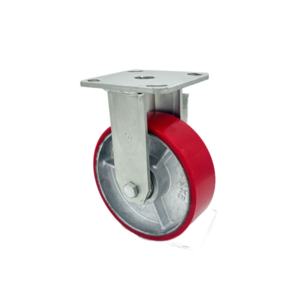 Heavy Duty 6 "Gusseisen Industrie Schwenk platte Verriegelung Lenkrad Polyurethan <span class=keywords><strong>Pu</strong></span> für industrielle Anwendungen - Product Image 2