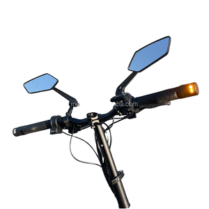 Espejo Retrovisor para Bicicleta ROCKBROS con Lente Convexa de Fibra de Carbono, para Bicicleta de Montaña y Carretera, Manillar Plano, Reflectante, Seguridad al Retroceder - Product Image 2