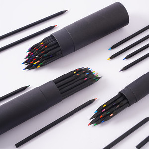 ดินสอไม้มาตรฐานพิมพ์ลายโลโก้จำนวนมากพร้อมสีรุ้ง - Product Image 4