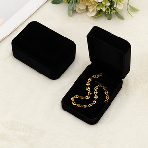 Ưa thích tinh tế Ngày Valentine Hộp quà tặng nhung mặt dây chuyền hiển thị Hộp Vòng đeo tay vòng cổ hộp hiển thị - Product Image 2