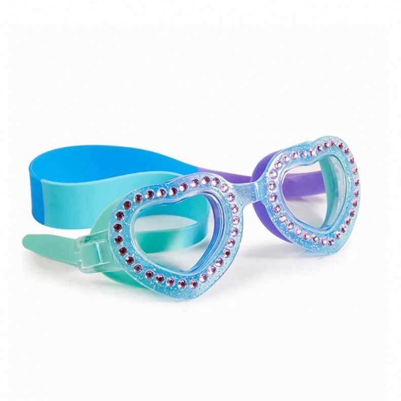 Children's Anti-fog Swimming Goggles Universal Equipment Cartoon Diamond-encrusting Candy Color Goggles Wholesale