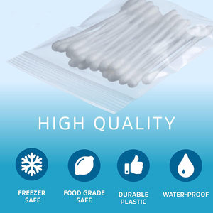 3*4 inch rõ ràng nhựa Reclosable Zip túi với treo lỗ bền <span class=keywords><strong>Poly</strong></span> túi với nắp kéo Zip Top khóa cho lưu trữ bao bì - Product Image 5