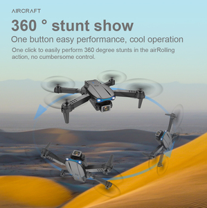 Drone pliable E99 Pro K3 avec deux caméras 4K UHD FPV, fonction Suivez-moi, télécommande Wi-Fi - Idéal pour les débutants en photographie aérienne - Product Image 2