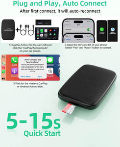 Carplay Ai Box Android Draadloze Android Auto & Auto Spelen Smart Tv Box Met Youtube Netflix Ondersteuning Usb/Type-C Auto Accessoires - Product Image 4