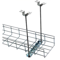 Plateau de câbles en treillis métallique galvanisé, machine de fabrication de paniers de câbles métalliques pour centres de données