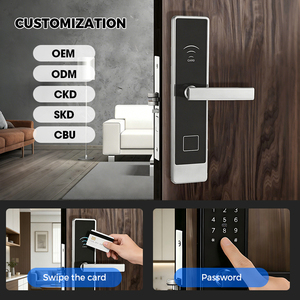 Cerradura Inteligente para Hotel de Acero Inoxidable, con Tarjeta RFID, Contraseña Digital, Sistema de Cerradura Electrónica con Gestión Centralizada y Seguridad - Product Image 2