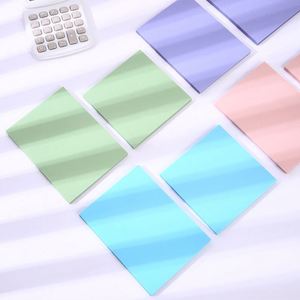 HengXin Macaron Colors Transparent Sticky Note Pearls Light Good Looking Hot Selling Stationery Memo <b>Pad</b> School Supplies - Product Image 5