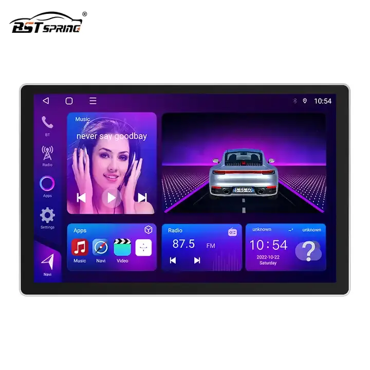 12.3 / 13.3 pollici Android Car Stereo con 9/10 pollici Base Carplay DSP 4G navigazione GPS doppio Din autoradio