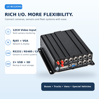 MDVR industriel OEM ODM 12 canaux avec 8 entrées CVBS, enregistrement H.265, 1080P, stockage HDD et SD pour flotte de véhicules