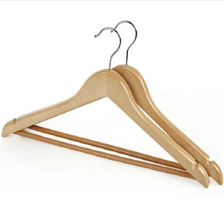 Low - cost travel - suitable wooden hangers for manufacturers with overstock