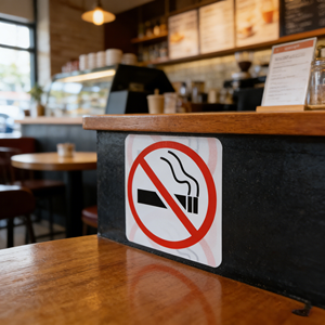 Impresión de Señales de Prohibido Fumar, Etiquetas Adhesivas Resistentes al Agua - Product Image 5