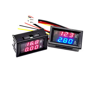 Voltímetro y Amperímetro Digital Dual LED Azul + Rojo DC 100V 1A 10A 50A 100A, Medidor de Voltaje y Corriente DSN-VC288 - Product Image 1