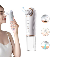 Limpiador Facial Eléctrico de Burbujas Pequeñas con Vacío, Agua Fría/Caliente, Oxígeno, Limpieza Profunda de Poros, Succión de Puntos Negros, Resistente al Agua, USB