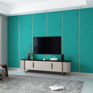 Papier peint de fond TV en marbre rayé de haute qualité pour salon chambre papier peint de velours de peau de cerf atmosphérique minimaliste - Product Image 4