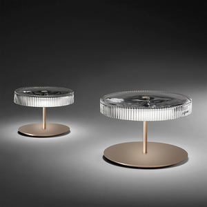 Grand lustre mené par cristal de Matt <span class=keywords><strong>Champagne</strong></span> de luxe de lobby d'hôtel moderne <span class=keywords><strong>en</strong></span> verre soufflé par transparent - Product Image 4