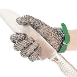 Gant en maille métallique personnalisable, résistant aux coupures, à doigts entiers, durable, pour atelier, cuisine, boucher - Product Image 6