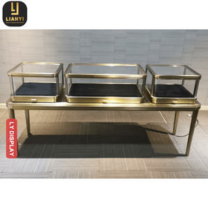 LIANYI Countertop Glass-covered Custom Display <b>Case</b> for Jewelry Necklace <b>Watch</b> Glasses Showroom Interior ODM/OEM Service - Product Image 2