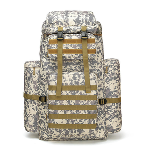 Sac tactique 100L Sac à dos multifonctionnel Nouveau modèle Camping Randonnée Voyage - Doté d'une doublure en polyester Sac de chasse - Product Image 6