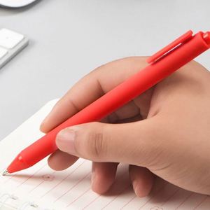 Custom Logo Ballpoint Pen Multiple Color Retractable Soft Rubber Plastic Click Plastic Pen - Product Image 2