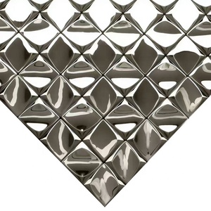Mosaico de Acero Inoxidable Espejo 8K de Alto Brillo, Mosaico Metálico de Tamaño Personalizado para Baño, Spa o Pared de Fondo de <span class=keywords><strong>TV</strong></span> - Product Image 6