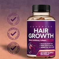 Capsules capillaires naturelles personnalisées en gros : Biotine, Collagène, Vitamines – Favorise des cheveux plus épais, combat la chute des cheveux, améliore la mémoire et le sommeil