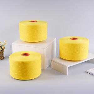 공장 직판 6 ~ 32s 노란색 직조 원사 재활용 면 뜨개질 원사 염색 패턴 스카프 및 양말 원사 에어 스피닝 - Product Image 6