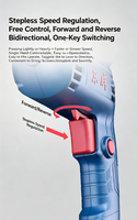 Perceuse électrique Dongcheng FF-10A - 300 Watts, perceuse pistolet pour usage domestique, rotation réversible, vitesse réglable