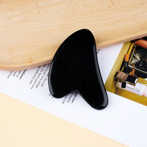 Planche Gua Sha multifonctionnelle en cristal <span class=keywords><strong>de</strong></span> <span class=keywords><strong>jade</strong></span> naturel, en forme <span class=keywords><strong>de</strong></span> cœur, grattoir méridien pour le corps, <span class=keywords><strong>rouleau</strong></span> <span class=keywords><strong>de</strong></span> <span class=keywords><strong>jade</strong></span> pour beauté du <span class=keywords><strong>visage</strong></span> - Product Image 2