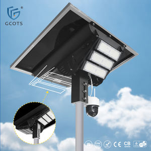 Kamera keamanan LED 8MP, alat penerangan jalan cahaya matahari 4G, kartu Sd tenaga surya dengan lampu jalan - Product Image 2