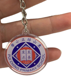 Xinrunjin Logo personnalisé Portable transfert thermique imprimé porte-clés en acrylique cadeaux de marque Souvenirs d'événement cadeaux personnalisés - Product Image 2