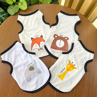 Vêtements pour animaux de compagnie en polyester légers, respirants, design décontracté pour chats et chiens, vente en gros d'usine