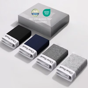 Clever Knock Calzoncillos de algodón para hombre, ropa interior deportiva cómoda y transpirable, color blanco, gris, negro, paquete de 3 - Product Image 3