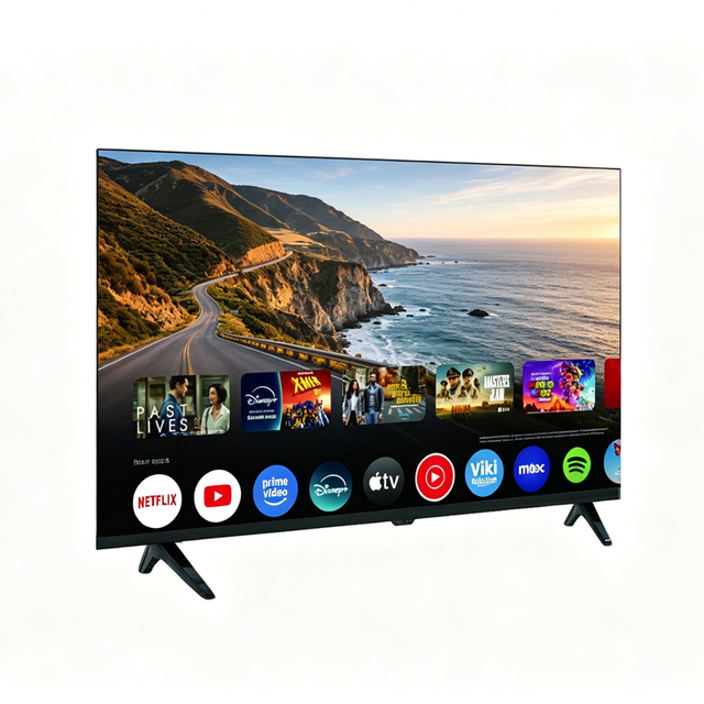 Factory Supply Smart Hotel TV 32-65 Inch 4K UHD LED Android TV with Google Play