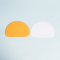 Grattoir à pâte personnalisé XLT Factory, grattoir à bol flexible en plastique pour la cuisson du pain, des gâteaux, du fondant et de la glaçage