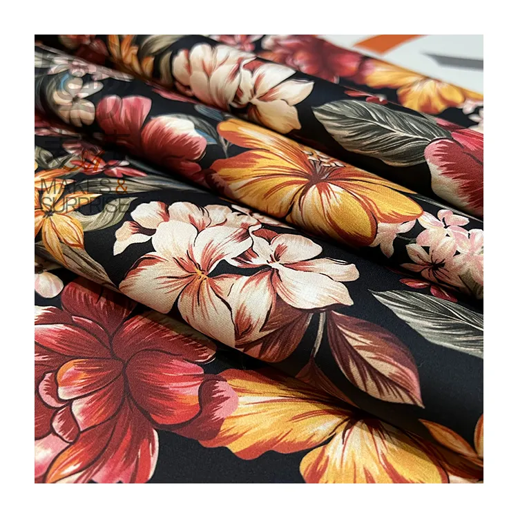 Commercio all'ingrosso London Lawn Liberty Tana Lawn tessuto stampato in raso di cotone 100% di alta qualità floreale per il vestito